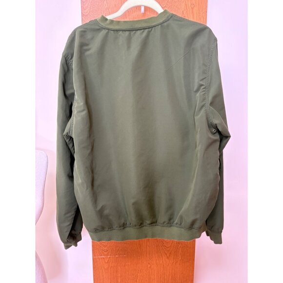 Lyle & Scott Mens Green Crewneck Sweatshirt M Golf Sports Outdoors Fall Football - Picture 8 of 12